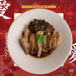 ขาหมูเนื้อล้วน (ขนาดกับข้าว)