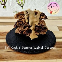 ซอฟท์คุกกี้กล้วยหอมวอลนัทคาราเมล