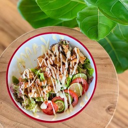 สลัดผักไก่กรอบ