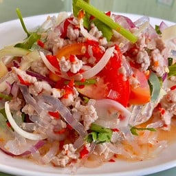 ยำเส้นแก้วหมูสับ