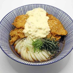 Teriyaki Chicken Tempura Bukkake Udon