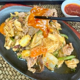 สุกี้แห้งหมูนุ่ม