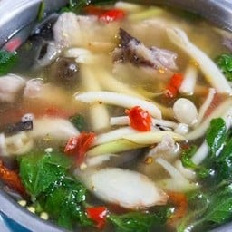 ต้มยำปลาคัง ( หม้อไฟ )