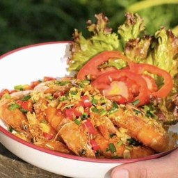 กุ้งผัดพริกเกลือ