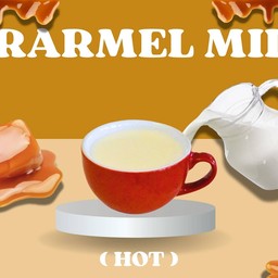 นมสดคาราเมล (ร้อน)