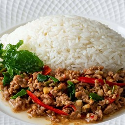 ข้าวกะเพราหมู