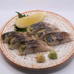 Seared Shime Saba (Cured Mackerel ) Sashimi