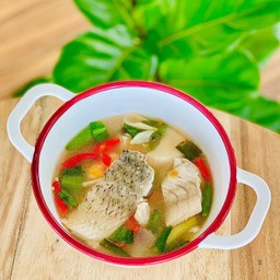 ต้มยำปลากะพงน้ำใส