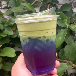 Blue Coconut Matcha Cloud
