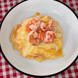 ข้าวไข่ข้นกุ้ง