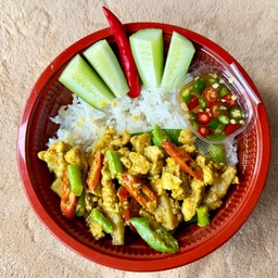 ข้าวเครื่องแกงหมู