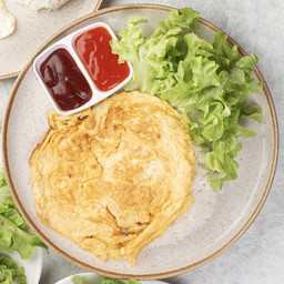 ข้าวไข่เจียว 2 ฟอง