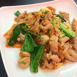 ผัดขี้เมาหมู