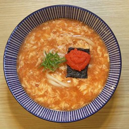 Mentaiko Udon with Thick Soup