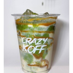 Salted Caramel Matcha Latte