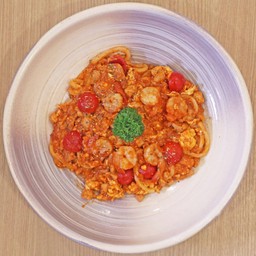 (Kids Size)Thai-style Stir-fried Udon (Macaroni Stir-fried Style)