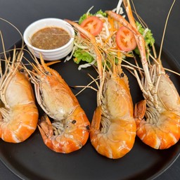 กุ้งแม่น้ำเผา
