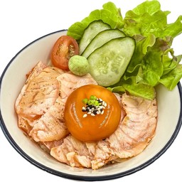 ข้าวหน้าแซลมอน(เบิร์น)