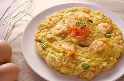 ไข่เจียวกุ้งสับ