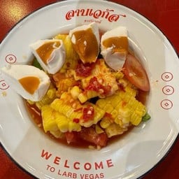 ตำข้าวโพดไข่เค็ม