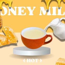 นมสดน้ำผึ้ง (ร้อน)