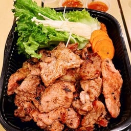 หมูกระทะ ย่างให้พร้อมทาน (ใหญ่)
