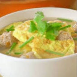 ต้มจืดไข่น้ำ หมูสับ ผักกาดขาว