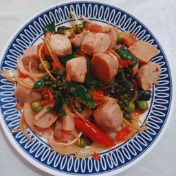 ผัดฉ่าเต้าหู้ Vegan