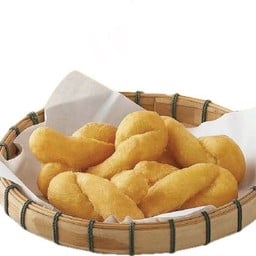 นมข้น + ปาท่องโก๋ 5 ตัว