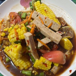 ตำข้าวโพดหมูยอ