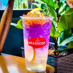 อัญชันน้ำผึ้งเลม่อนโซดา (เปรี้ยวหวาน หอมน้ำผึ้งแท้) D