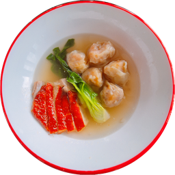 24 เกี้ยวกุ้งใส่เป็ดย่างฮองกง ทั้งแห้ง หรือ น้ำ