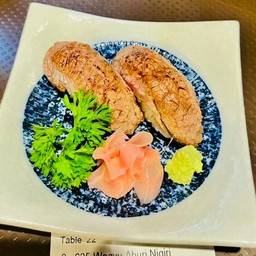 Broiled horse meat Sushi