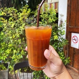 กาแฟดำเย็น  เมล็ดคั่วอ่อน เมล็ดนอก