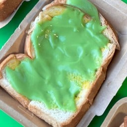 ปังแผ่นสังขยาใบเตย