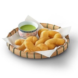 ปาท่องโก๋เกลียว+สังขยา