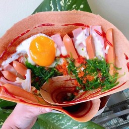 เครปร้อนรวมไส้คาวทั้งร้าน