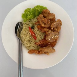 หมี่คลุกเขียวหวาน