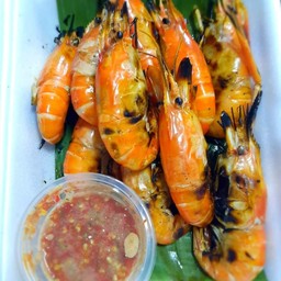 กุ้งเผาไซส์กลางครึ่งกิโล