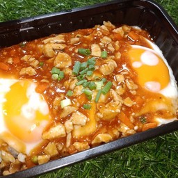 ข้าวไข่ระเบิด ไข่ดาวทรงเครื่อง