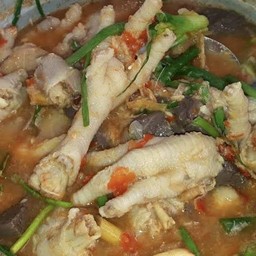 ขนมจีน_น้ำยาป่าตีนไก่ (อีสาน)