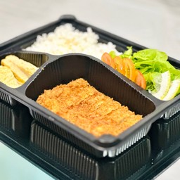 Bento Set ข้าวหมูทอด