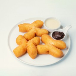 ปาท่องโก๋ - ชุดอิ่มคุ้ม + ดิปช็อคโกแลตและนมข้นหวาน