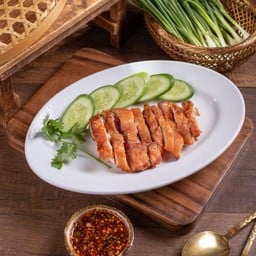 C4หมูทอด ( จาน )