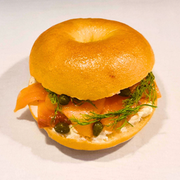 Smoked Salmon Cream Cheese Bagel