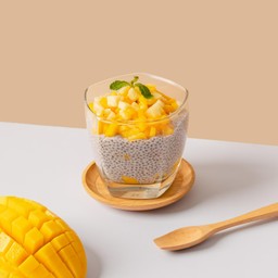 Coconut Chia Seeds Pudding พุดดิ้งเมล็ดเชีย