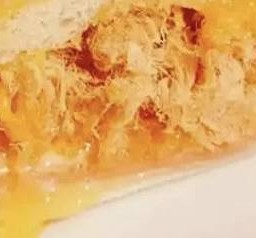 หมูหยองน้ำสลัด - pork floss with thai style salad dressing