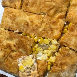 โรตีข้าวโพด+ไข่