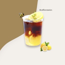 Black Coffee Honey Lemon (กาแฟ) (เลม่อน) (น้ำผึ้ง)
