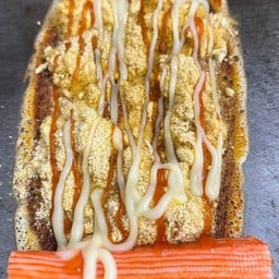 พริกเผา หมูหยอง ปูอัด ซอสพริก มายองเนส